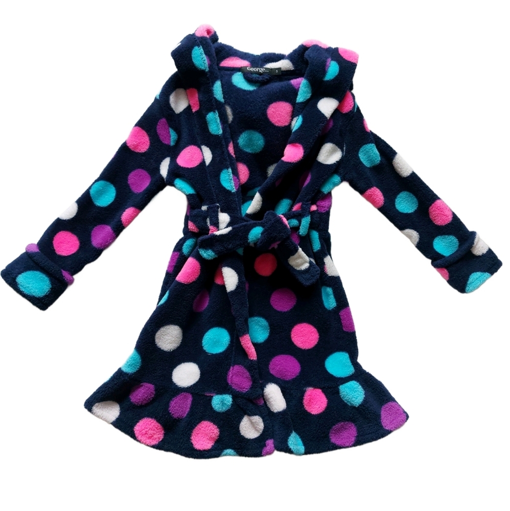 Girls Polka Dot Robe!